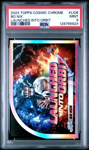 2024 TOPPS COSMIC CHROME LAUNCHED INTO ORBIT #LIO6 BO NIX ROOKIE RC PSA 9