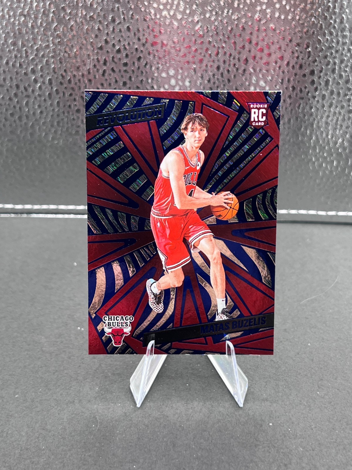 2024-25 Panini Revolution - Rookies Matas Buzelis #129 Blue Storm (RC)