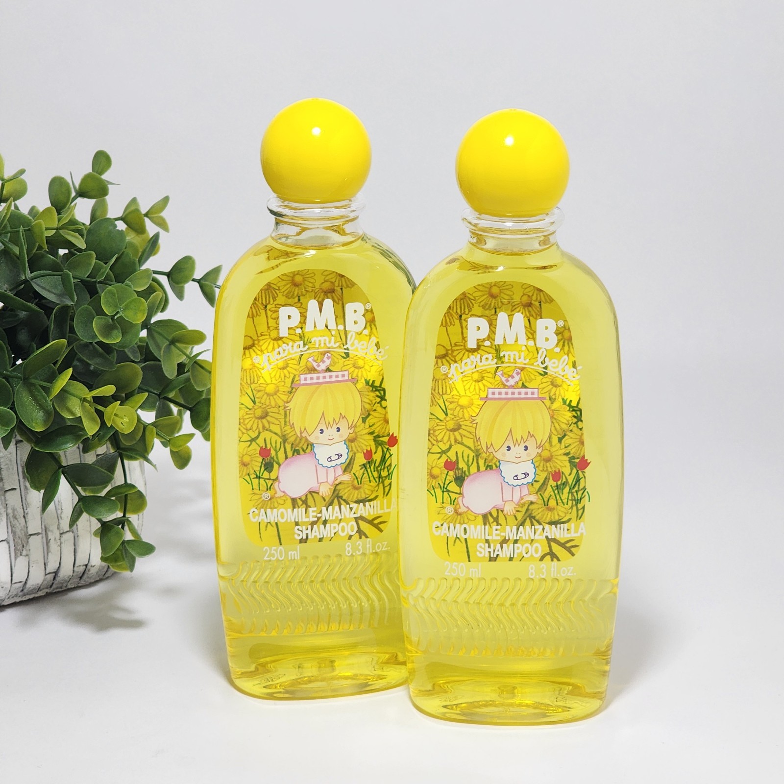 Champú de manzanilla Para Mi Bebe 8,3 oz Champu de Manzanilla bebés ninos Lote de 2