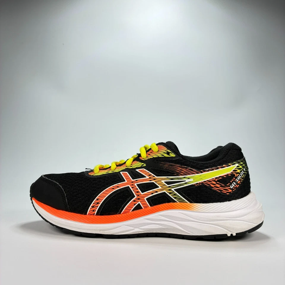 Asics Gel-Excite 6 Negro Naranja Ligero Zapatos para Correr 1014A079 Juvenil Talla 4 Foto 4 de 4