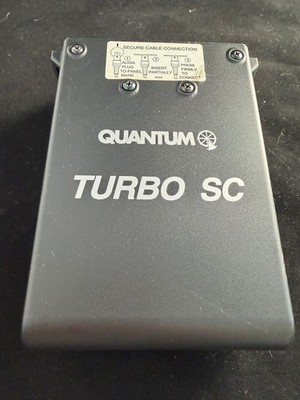 Quantum Turbo SC Ext Flash Battery Pack + 2 Cords (QT-40 Charger & Flash Cable