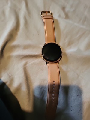 Samsung Galaxy Watch Active 2 SM-R835 40mm Gold-Tone Stainless Steel Case...