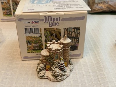 Lilliput Lane  THE FOLLY & THE IVY  Cottage w/ Deed & Box ~ L3285