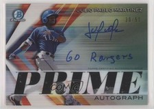 2019 Bowman Chrome Prime Signatures 30/50 Julio Pablo Martinez #PCS-JPM Auto uk2