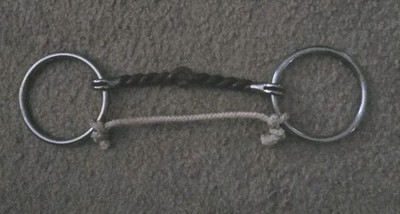 Circle Y Reinsman #107 loose ring snaffle bit twisted sweet iron 5'' *SHIPS FREE!