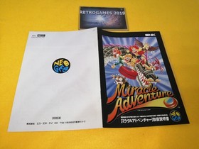 NEO GEO  MIRACLE ADVENTURE / SPINMASTERS  Neogeo  AES