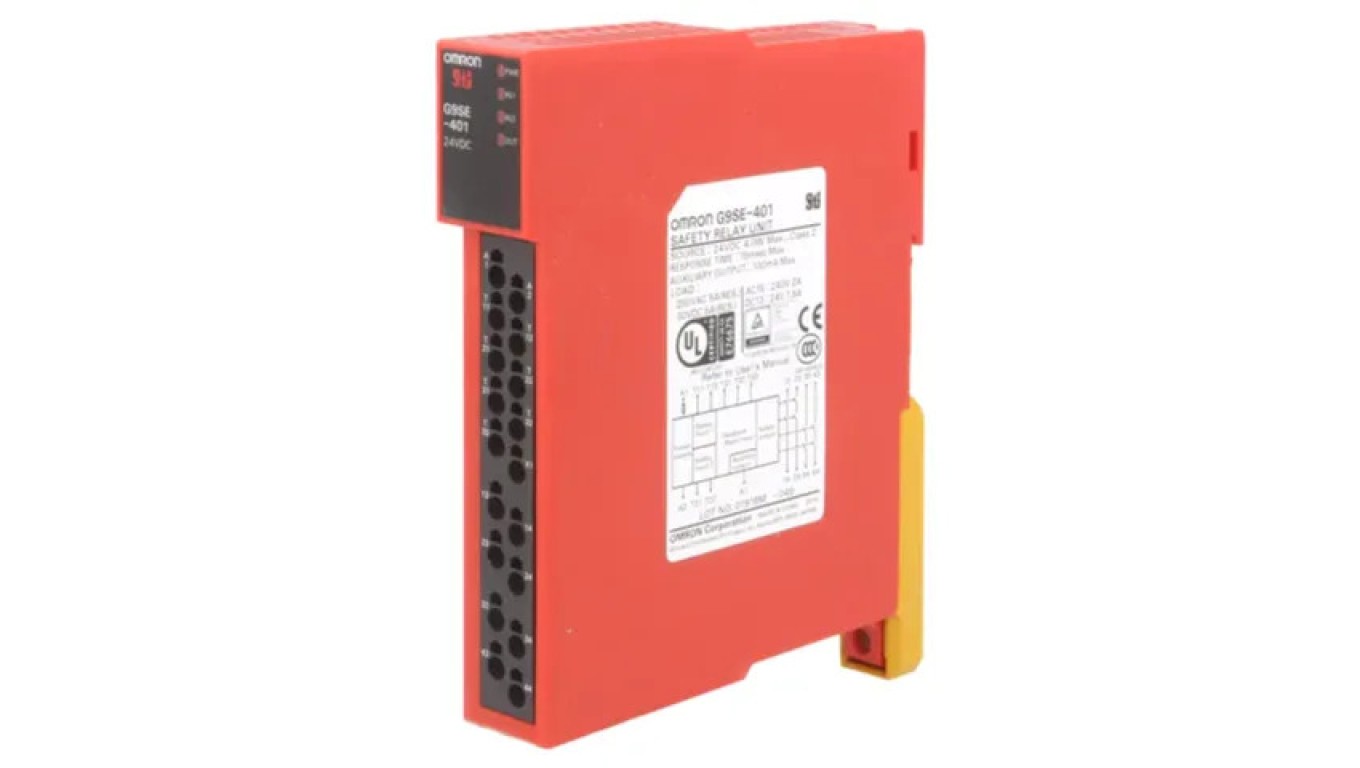 Module: Safety Relay, 24VDC, Input: 4, for G9SE-401