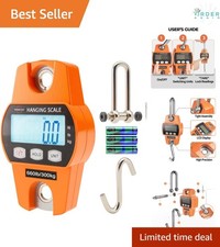 Digital Hanging Scale 660LB 300KG Waterproof Fish Crane Luggage Hunting Farm