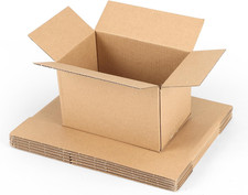 Shipping Boxes Mailers 6X4X4 Inches Corrugated Cardboard Small Packing Kraft Mov