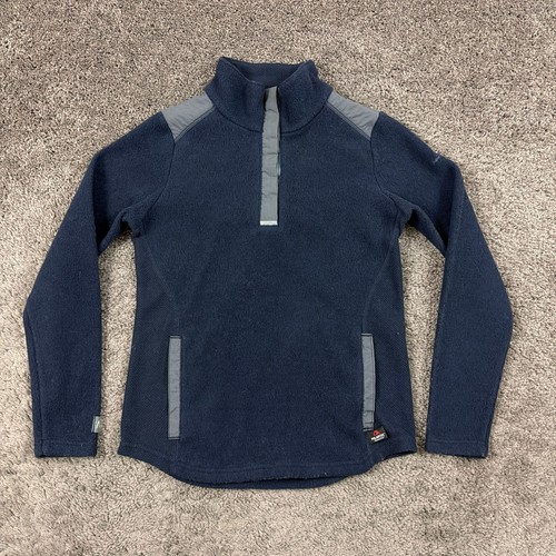 New Balance, New Balance Sweater Mens Medium M Blue Fleece Pullover Pockets NB990 Made in USA