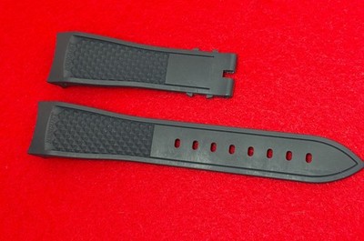 BREGUET MARINE NEW OEM BLACK RUBBER 22 x 18 MM WATCH STRAP