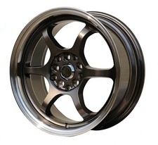16x 7 Inch Gunmetal Machined Lip Wheels Rim 5 X 4 5 X 4.5 Et 40 Cb 67.1