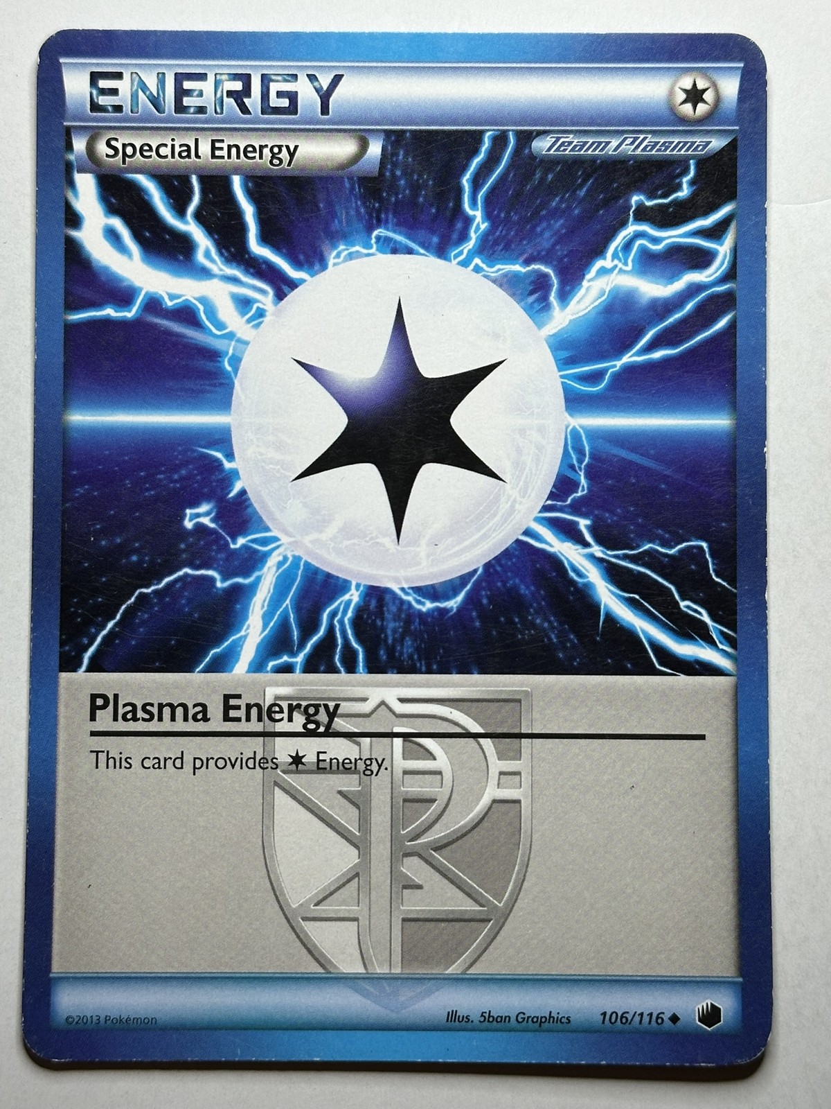 Plasma Energy (Team Plasma) Plasma Freeze 106/116 MP-HP Pokémon Card