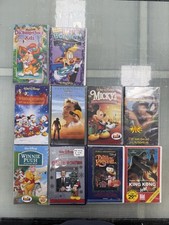 10 VHS Videokassetten Disney Der Dunkle Kristall Sammlung NEU Sealed Selten Kong