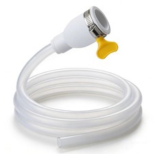 Faucet Hose Adapter for Sink, 6.1FT PVC Tube with Adjustable Faucet Connector...