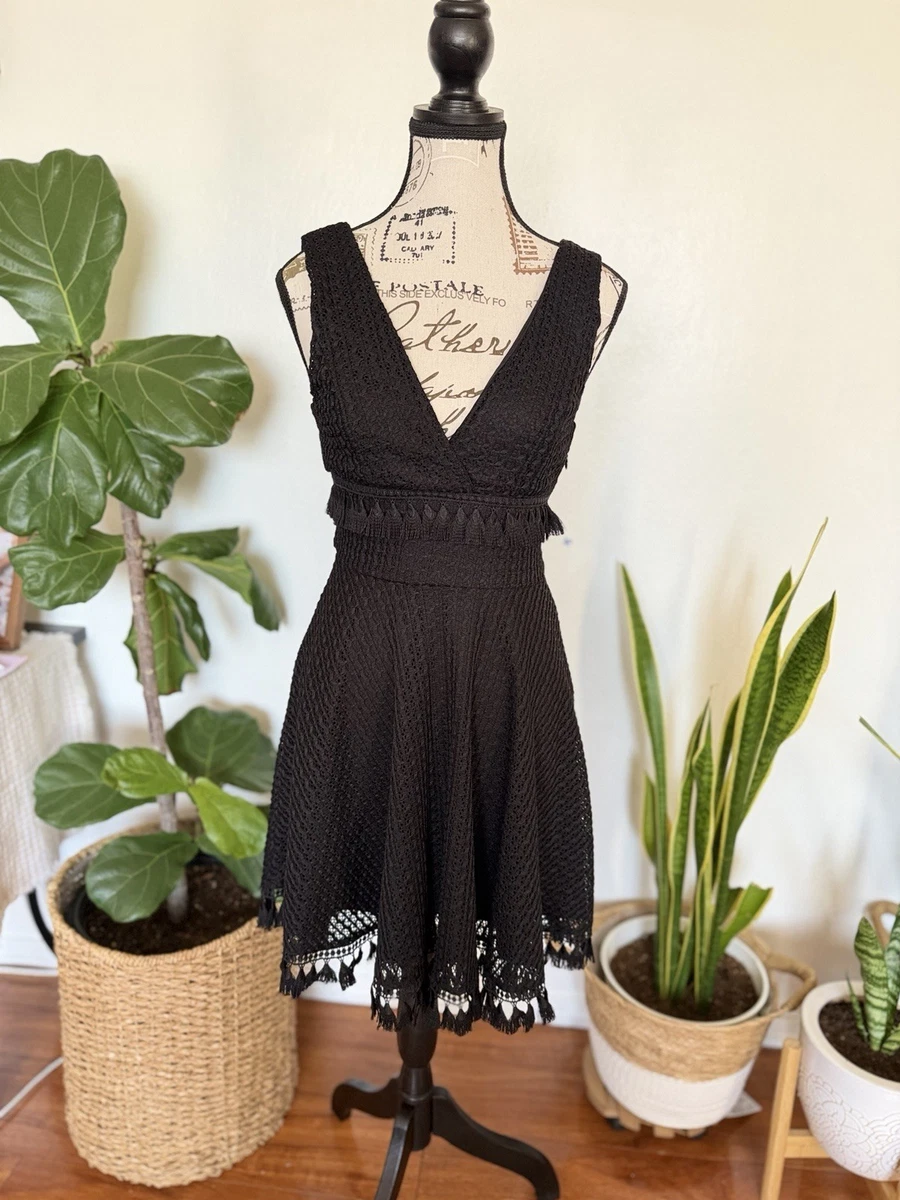 ali & jay for the gram chiffon midi dress Ali & Jay For the Gram Fuschia Midi Cut Out Dress S