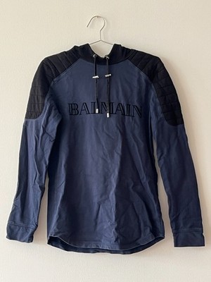 Balmain x H&M Text Logo Hoodie Men's Size S