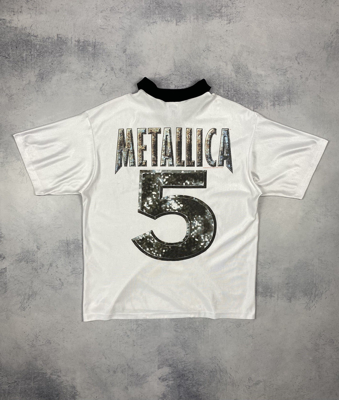 Vintage 1996 Metallica Ninja Star Logo T Shirt Jersey Polo Giant Tag Size L USA