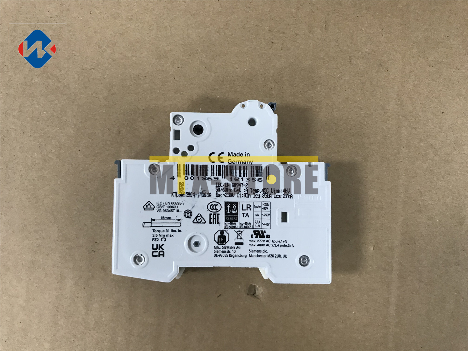 1PC New Siemens 5SY4106-7 circuit breaker
