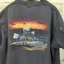 VTG USA Made Anvil Tag Shirt Rock & Roll Hall of Fame Size XL Black Cleveland