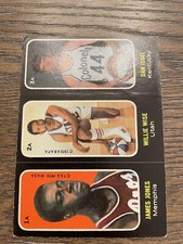 1971-72 Topps #1A-2A-3A James Jones / Willie Wise / Dan Issel Trios Stickers