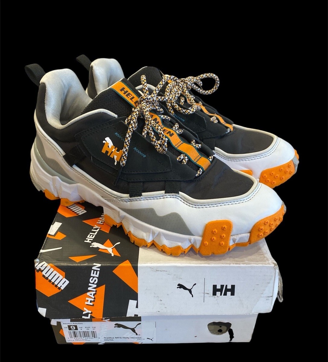 1611 Puma X Helly Hansen Trailfox MTS Trail Black/Orange