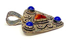 925 Sterling  Silver citrine lapis  Pendant — photo 6