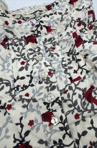 Dreams Co petite cardinal bird nightgown 2X Granny Core - Picture 5 of 5