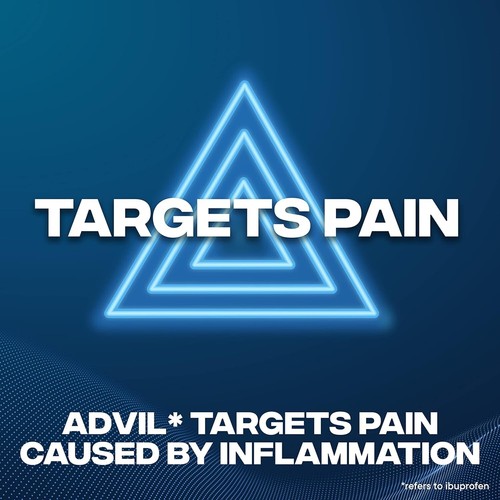 Advil Dual Action Back Pain Caplets Delivers 250mg Ibuprofen and 500mg 144 Count - Picture 5 of 14
