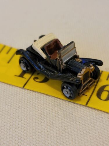 1987 Micro Machines Ford Model T Speedster Roadster-rare black - Picture 1 of 5