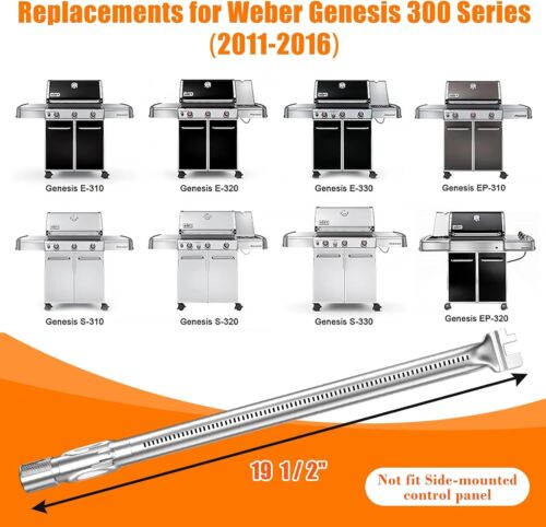 19.5 inch Burner Tube for 62752 Weber Genesis 300 E310 S310 E320 S320 E330 EP310 - Picture 2 of 21