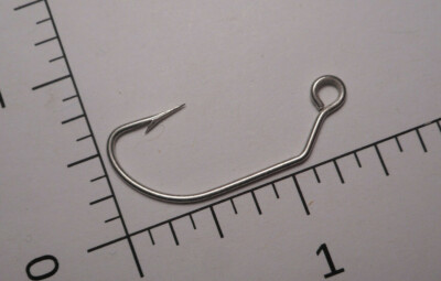 100 MUSTAD 3/0 limerick JIG HOOK  eyed tinned SHANK BENT DOWN special 31110
