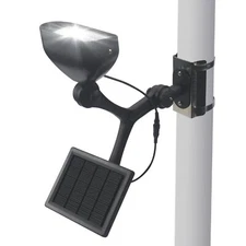 Solar Flag Pole Light Outdoor Dusk to Dawn 6 Super Bright LED Flagpole Light ...