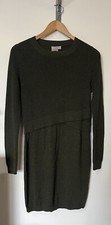 ASOS Dark Green Shealth Sweater Dress Size 4