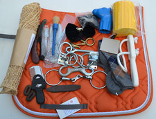 Sattelunterlage, Sattelzubehör, Putzsachen, Reitsport, neu, Restposten Set 1203