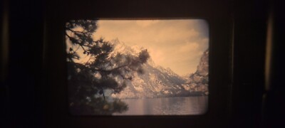 KX02 35MM SLIDE Americana photo Photograph JENNY LAKE IN GRAND TETONS