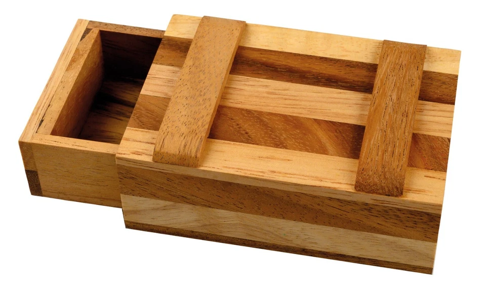 Trickkiste Schatzkiste aus Holz - Bild 2 von 3