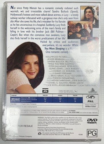 While You Were Sleeping DVD Sandra Bullock Bill Pullman Hollywood R4 PG PAL 1995 - Picture 20 of 24