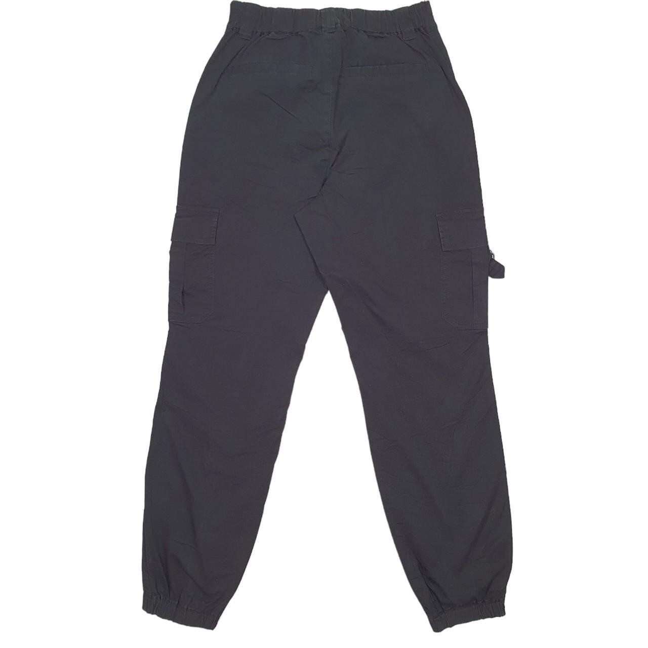 GARAGE Combat Pants Cargo Trousers Cotton  &  Polyester Black Mens W26 L30 image 3