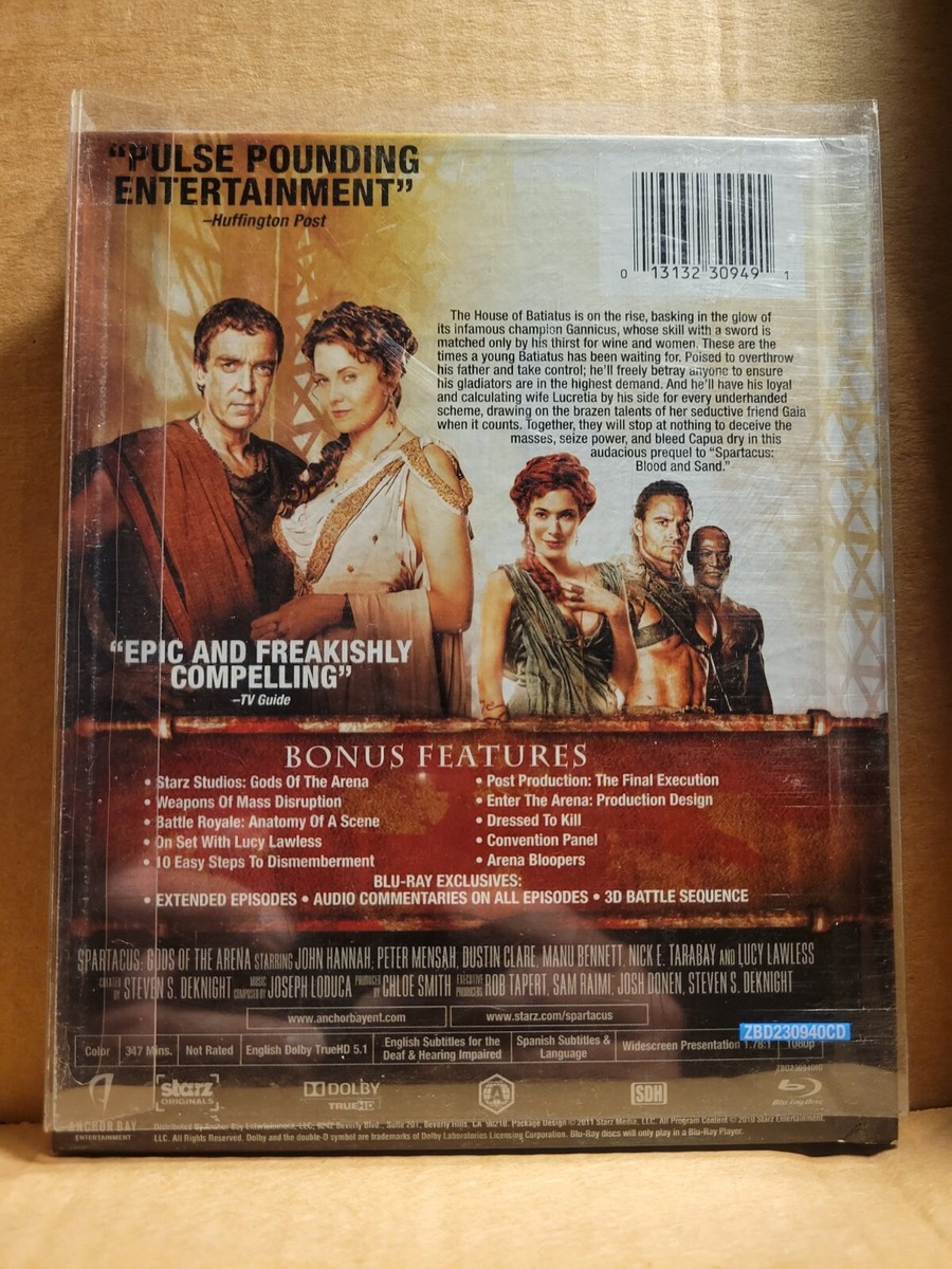 Spartacus Complete Collection Blu-Ray Seasons 1, 2, 3 & 4 | eBay