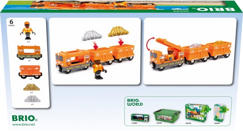 Brio World Eisenbahn Zug Güterzug 6 Teile 36049 - Bild 2 von 8