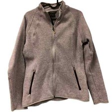 Eddie Bauer Fleece Jacket Full Zip lilac and Purple Women's Size Medium