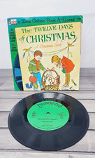 Disneyland Twelve Days of Christmas Read Along Book and Record 1963 #254 Carol
