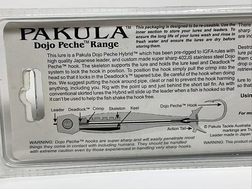 Gancho Dojo Trolling PAKULA Destroyer Híbrido DHD16VT VIOLETA 6.5 Talla 20 mm - Imagen 5 de 12