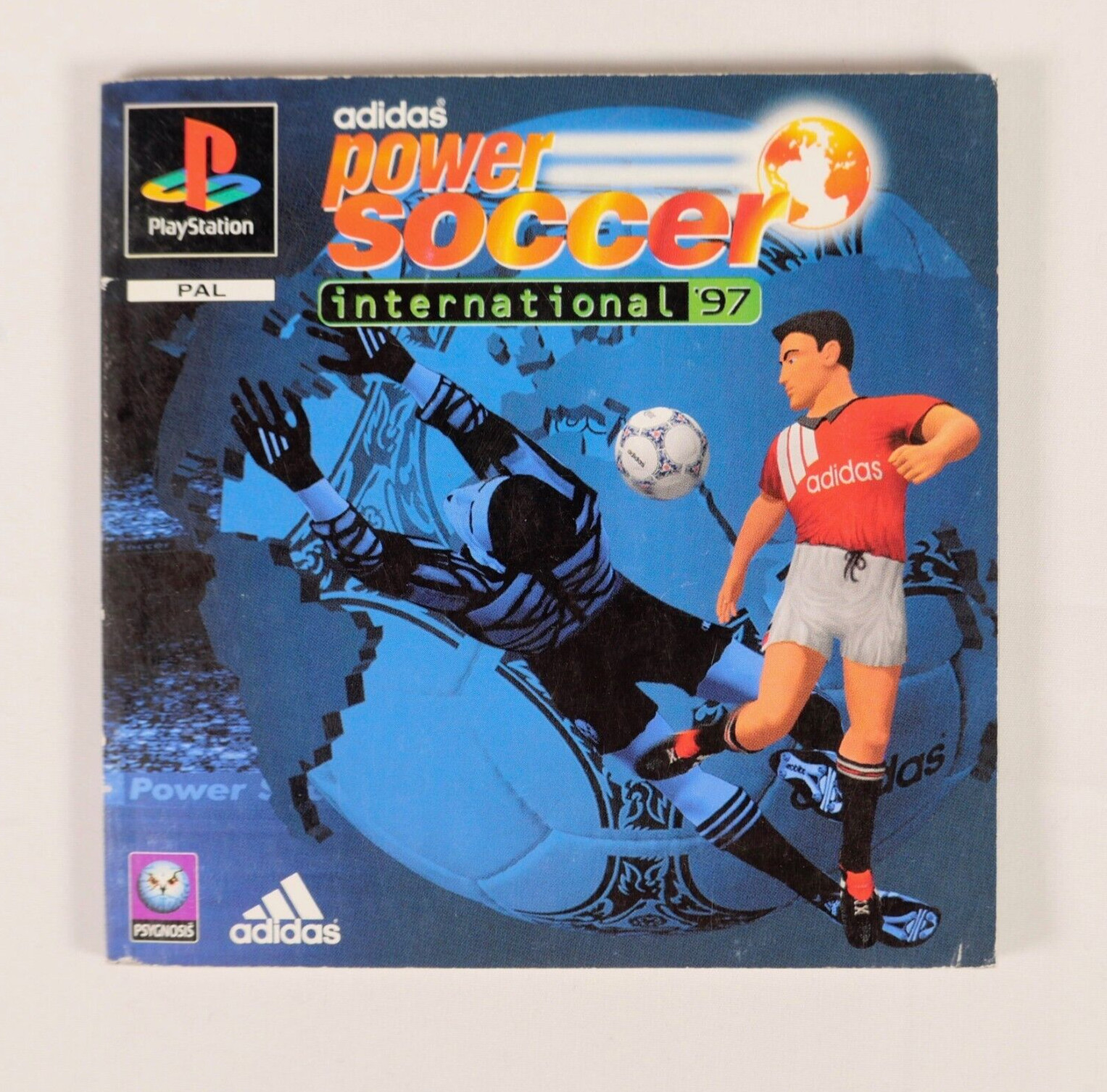 Notice ADIDAS POWER SOCCER International '97 Sony Playstation PS1 Eur