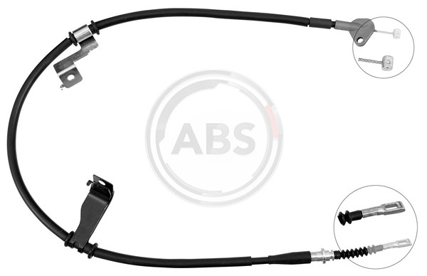 Right Handbrake Cable A.B.S. K15003 for Hyundai i10 (08-21)