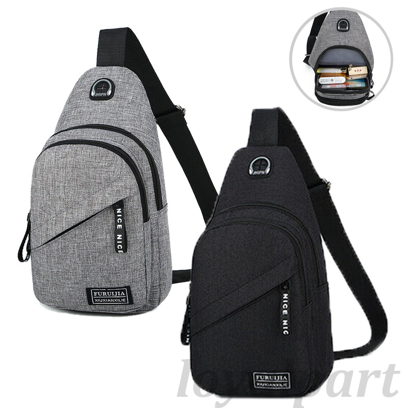 Sling Bag Chest Bag Sports Travel Backpack Cross Body Handbag