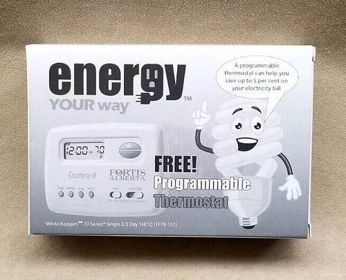 New - White-Rodgers 1F78-151 70 Series Programmable 5/2-Day 1H/1C Thermostat