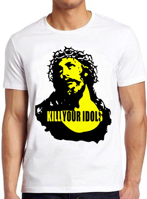 Camiseta Regalo Música Punk Rock Kill Your Idols Jesus 2179