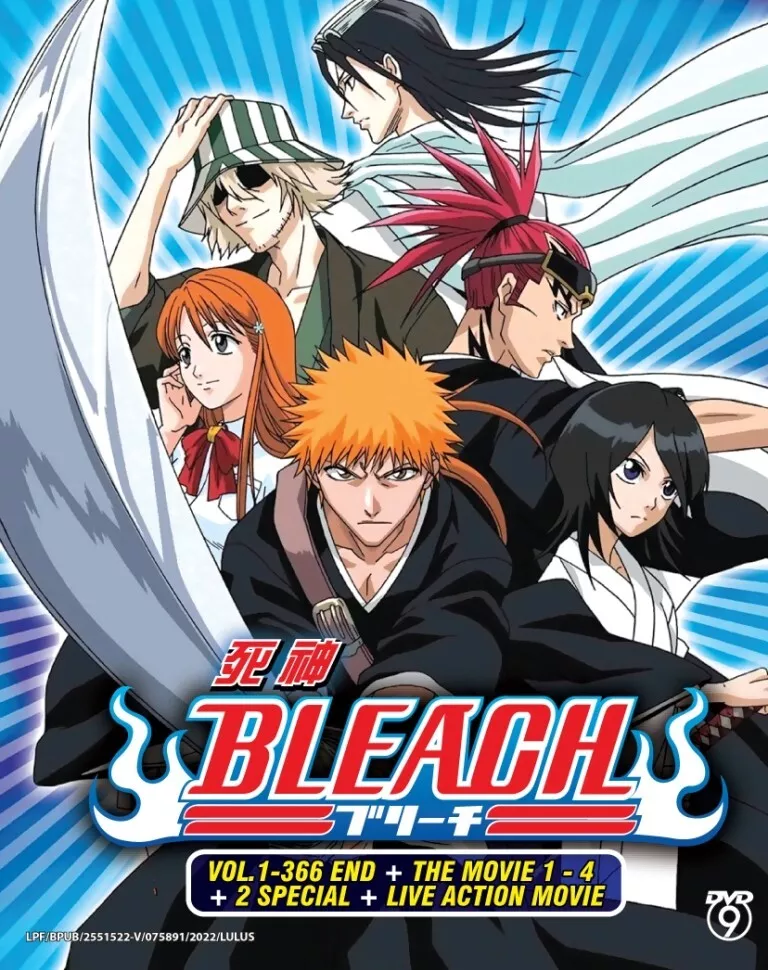 Bleach 366 Episodes 4 Movies 2 Specials Japanese Anime DVD + Live